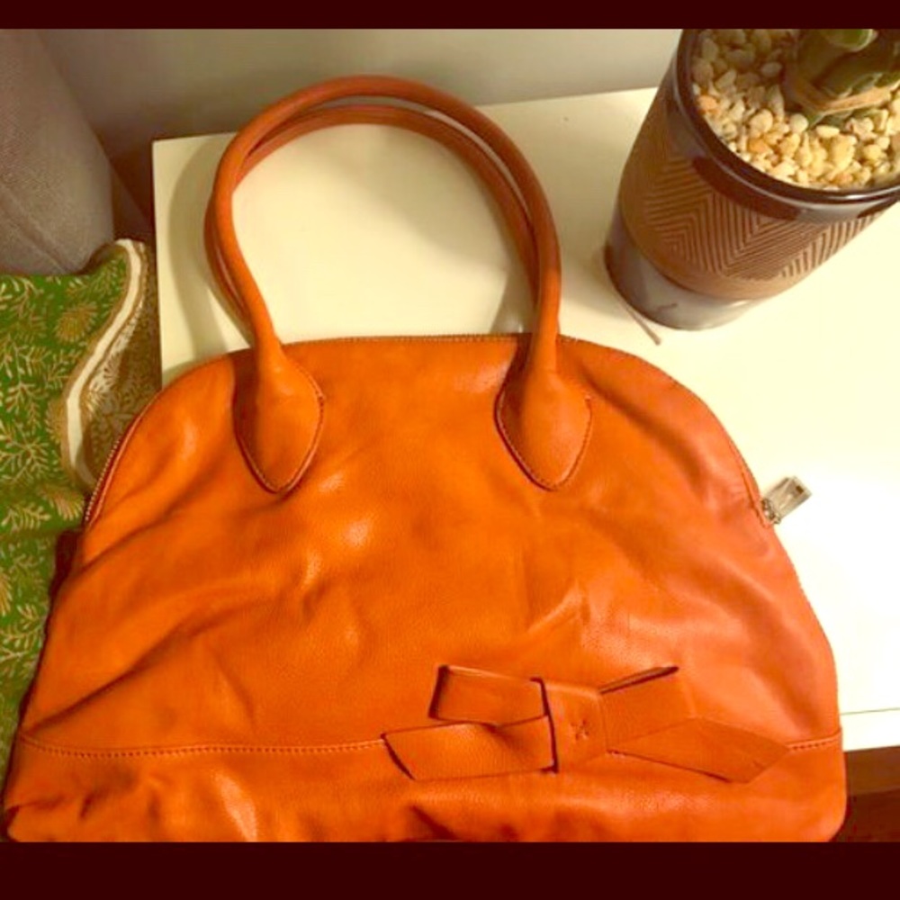 Cute orange shoulder bag